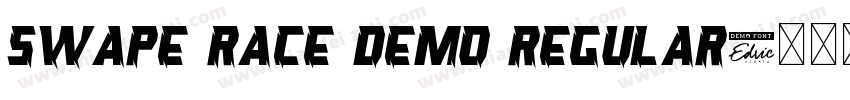Swape Race Demo regular字体转换